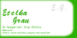 etelka grau business card